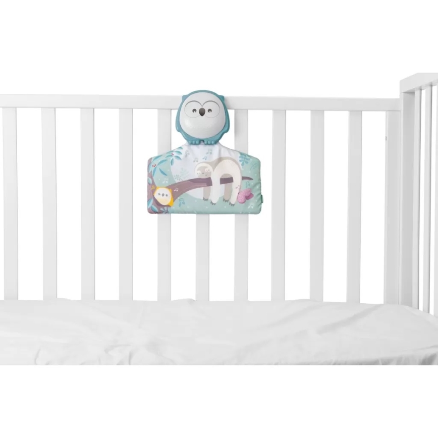 Chicco - Cobertor infantil para brincar 2em1 coruja