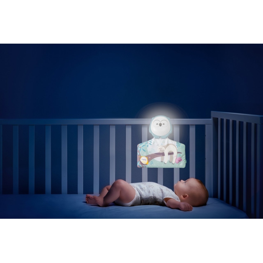 Chicco - Cobertor infantil para brincar 2em1 coruja