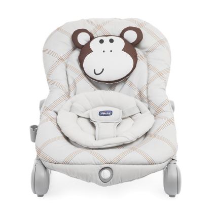 Chicco - Espreguiçadeira para bebé com melodia BALOON MONKEY