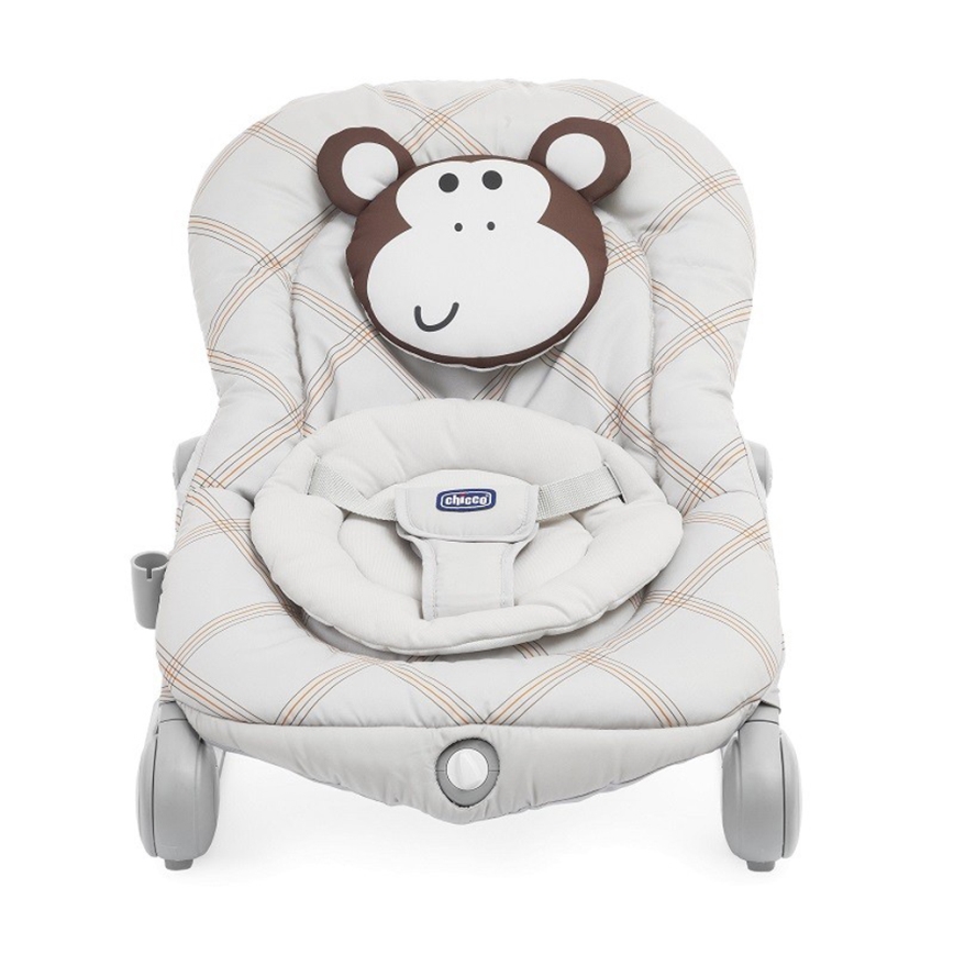 Chicco - Espreguiçadeira para bebé com melodia BALOON MONKEY