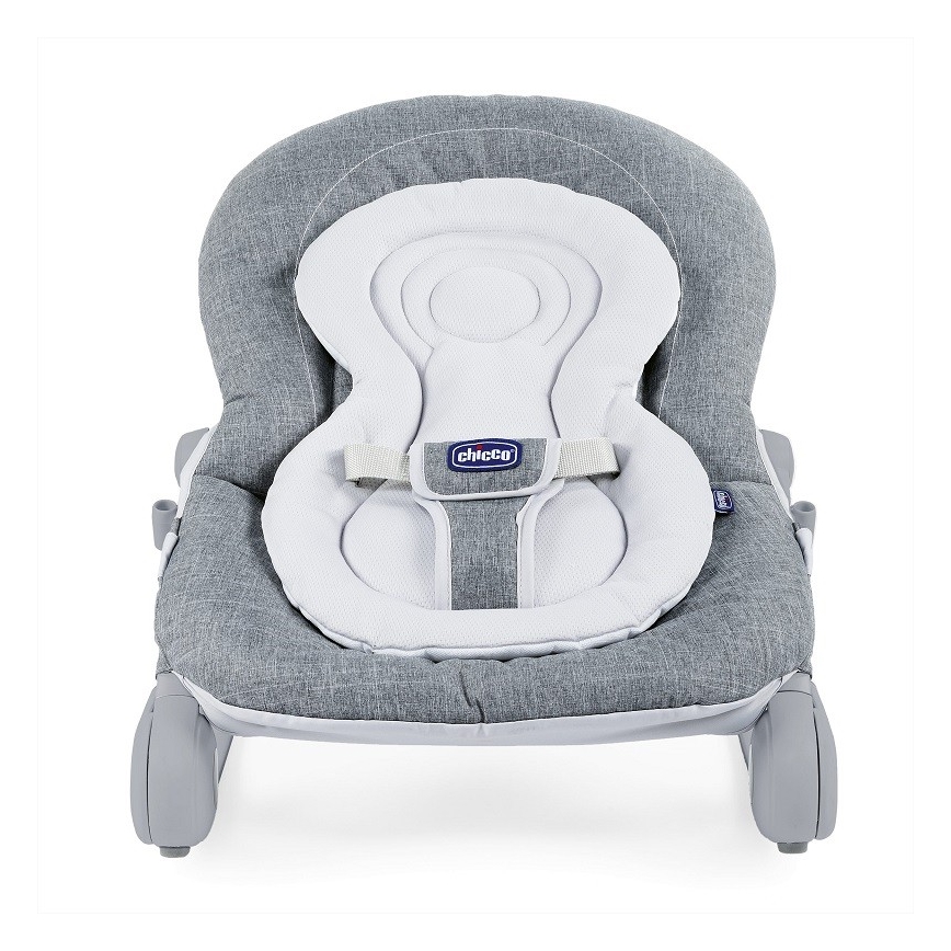 Chicco - Espreguiçadeira para bebé HOOPLA cinzento/branco