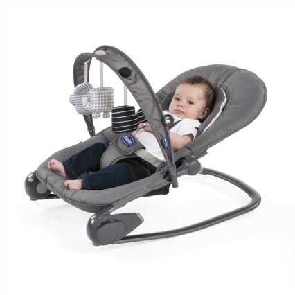 Chicco - Espreguiçadeira para bebé HOOPLA dark cinzento