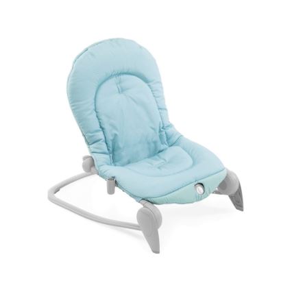 Chicco - Espreguiçadeira vibratória para bebé com melodia BALLOON Froggy azul