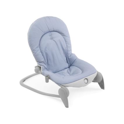 Chicco - Espreguiçadeira vibratória para bebé com melodia BALLOON Dots azul