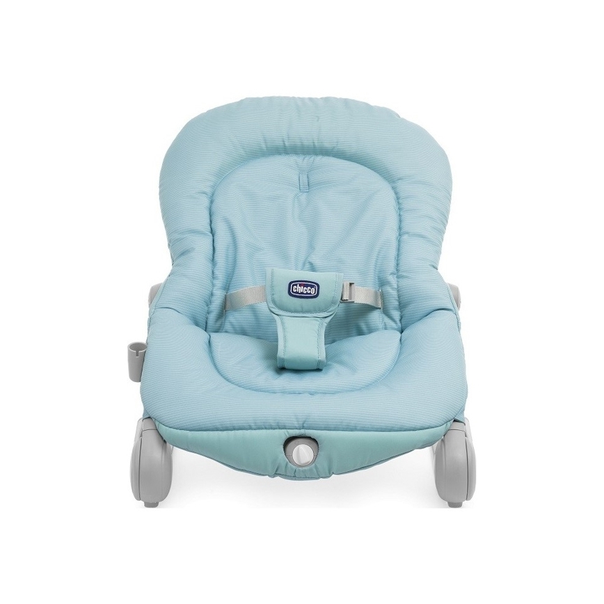 Chicco - Espreguiçadeira vibratória para bebé com melodia BALLOON Froggy azul