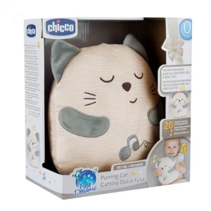 Chicco - Gato de peluche interativo