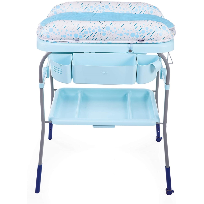 Chicco - Mesa da muda da fralda com banheira CUDDLE&BUBBLE azul