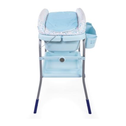 Chicco - Mesa da muda da fralda com banheira CUDDLE&BUBBLE azul