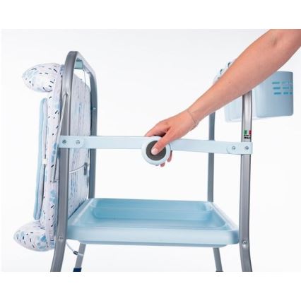 Chicco - Mesa da muda da fralda com banheira CUDDLE&BUBBLE azul