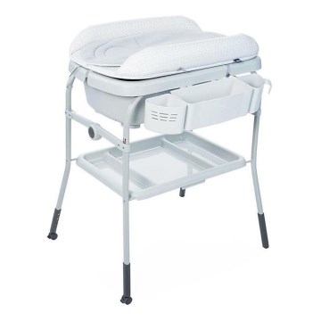 Chicco - Mesa da muda da fralda com banheira CUDDLE&BUBBLE cinzento