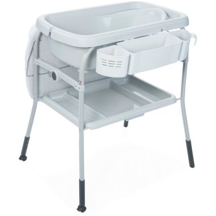 Chicco - Mesa da muda da fralda com banheira CUDDLE&BUBBLE cinzento