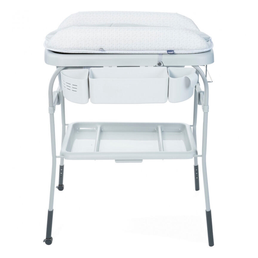 Chicco - Mesa da muda da fralda com banheira CUDDLE&BUBBLE cinzento