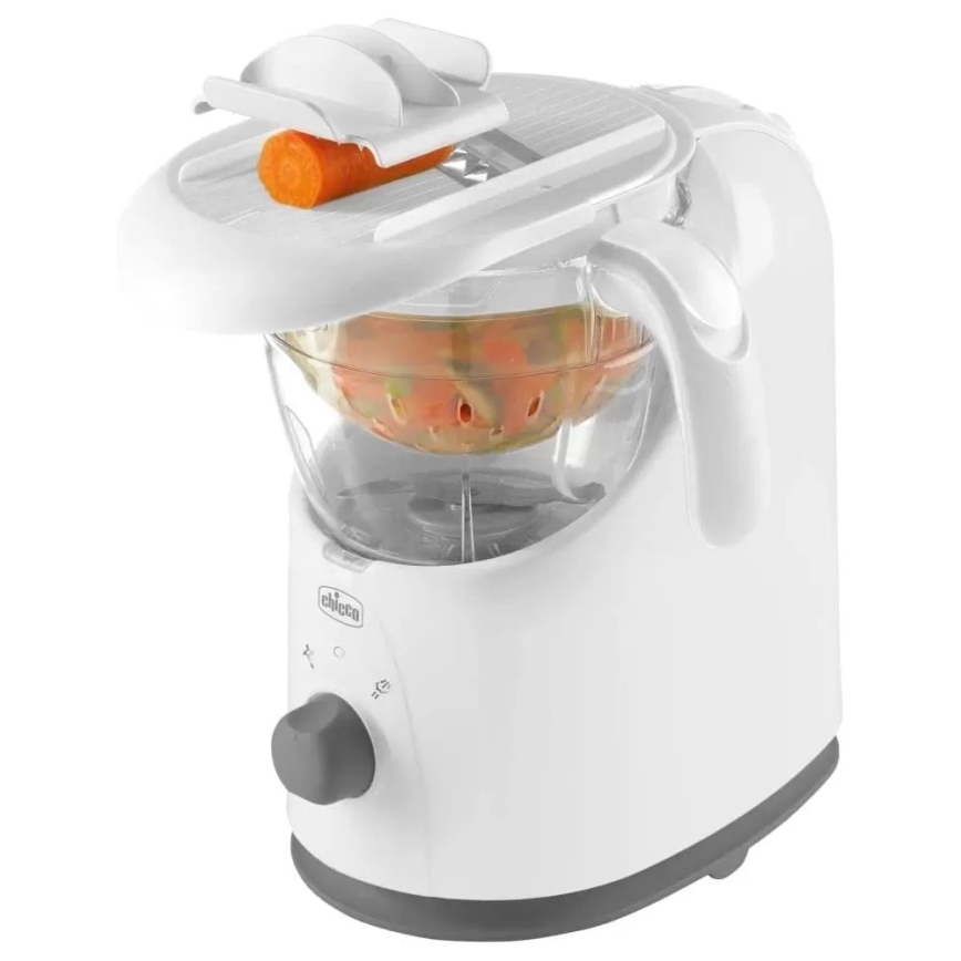Chicco - Panela a vapor e liquidificador 4em1 EASY MEAL