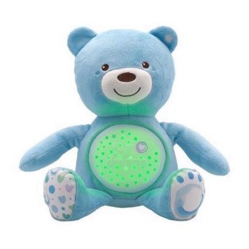 Chicco - Projetor com melodia BABY BEAR 3xAAA azul