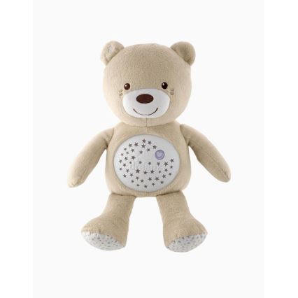 Chicco - Projetor com melodia BABY BEAR 3xAAA bege