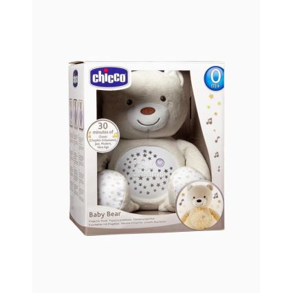 Chicco - Projetor com melodia BABY BEAR 3xAAA bege