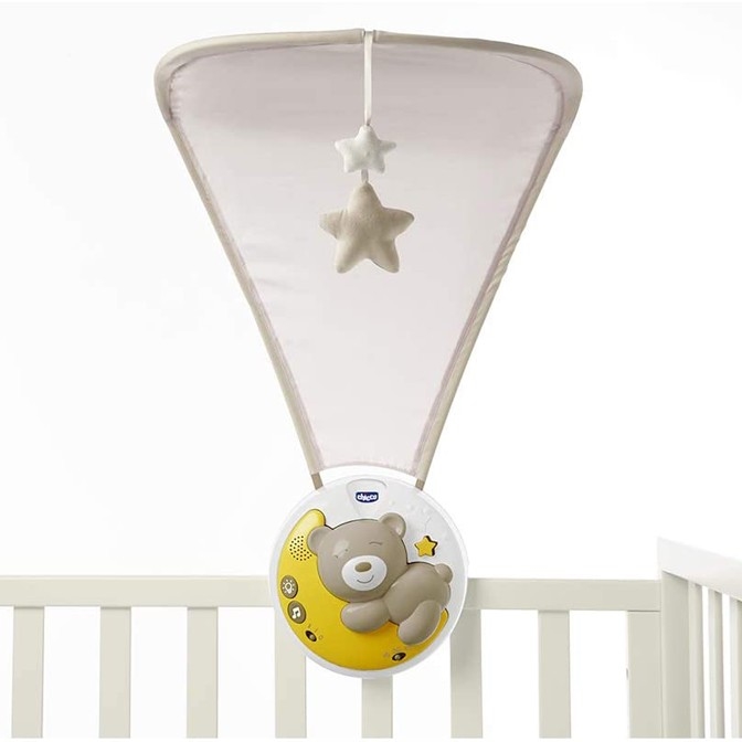 Chicco - Projetor de berço com melodia 3em1 NEXT2MOON cinzento
