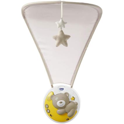 Chicco - Projetor de berço com melodia 3em1 NEXT2MOON cinzento