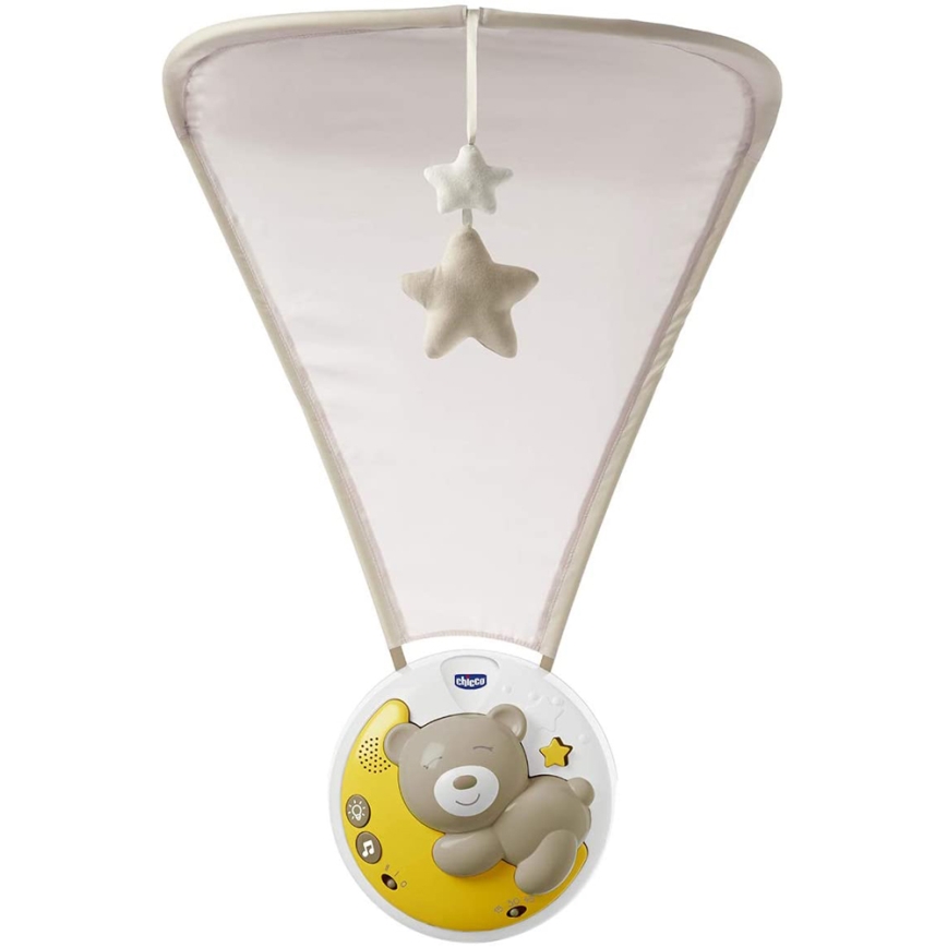 Chicco - Projetor de berço com melodia 3em1 NEXT2MOON cinzento