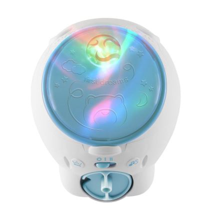 Chicco - Projetor de criança 2em1 POLAR BEAR 3xAA azul