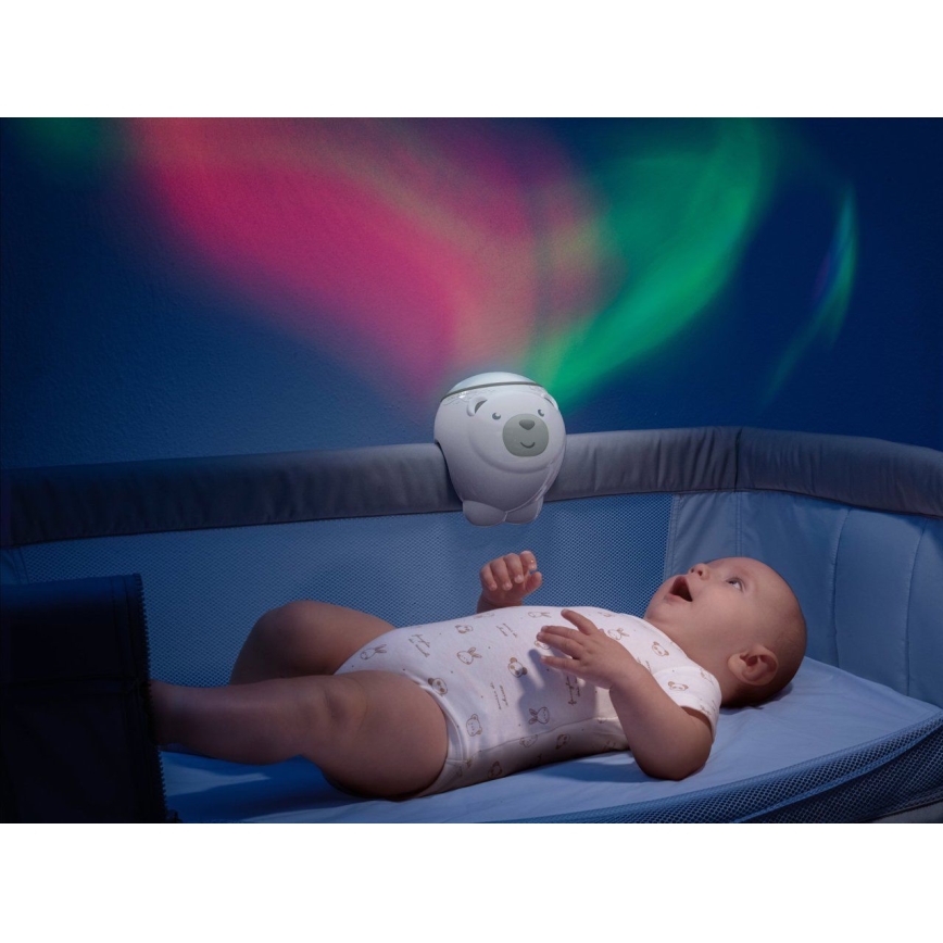 Chicco - Projetor de criança 2em1 POLAR BEAR bege