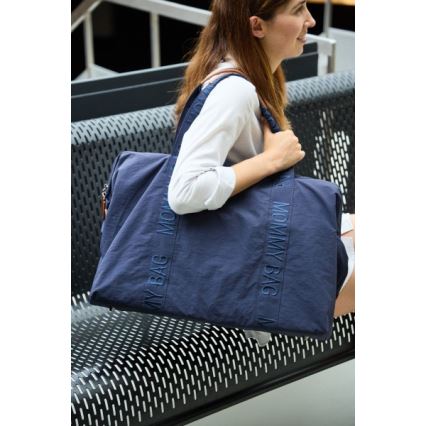 Childhome - Mala de muda da roupa MOMMY BAG azul
