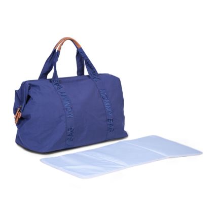 Childhome - Mala de muda da roupa MOMMY BAG azul