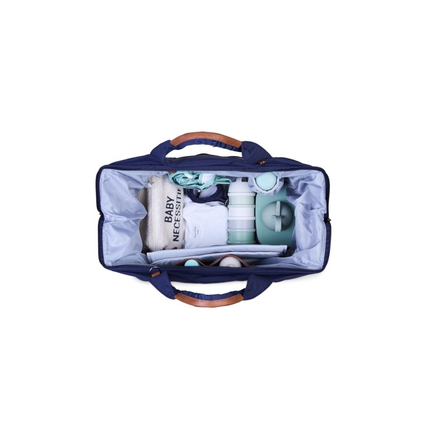 Childhome - Mala de muda da roupa MOMMY BAG azul