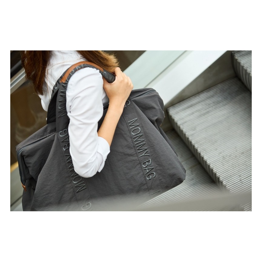 Childhome - Mala de muda da roupa MOMMY BAG cinzento