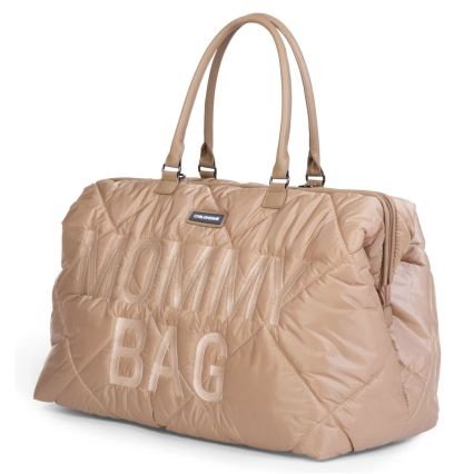 Childhome - Mala de muda da roupa MOMMY BAG PUFFERED bege