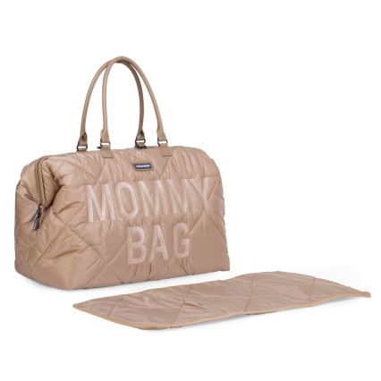 Childhome - Mala de muda da roupa MOMMY BAG PUFFERED bege