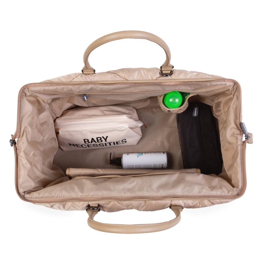 Childhome - Mala de muda da roupa MOMMY BAG PUFFERED bege