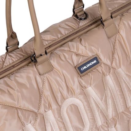 Childhome - Mala de muda da roupa MOMMY BAG PUFFERED bege
