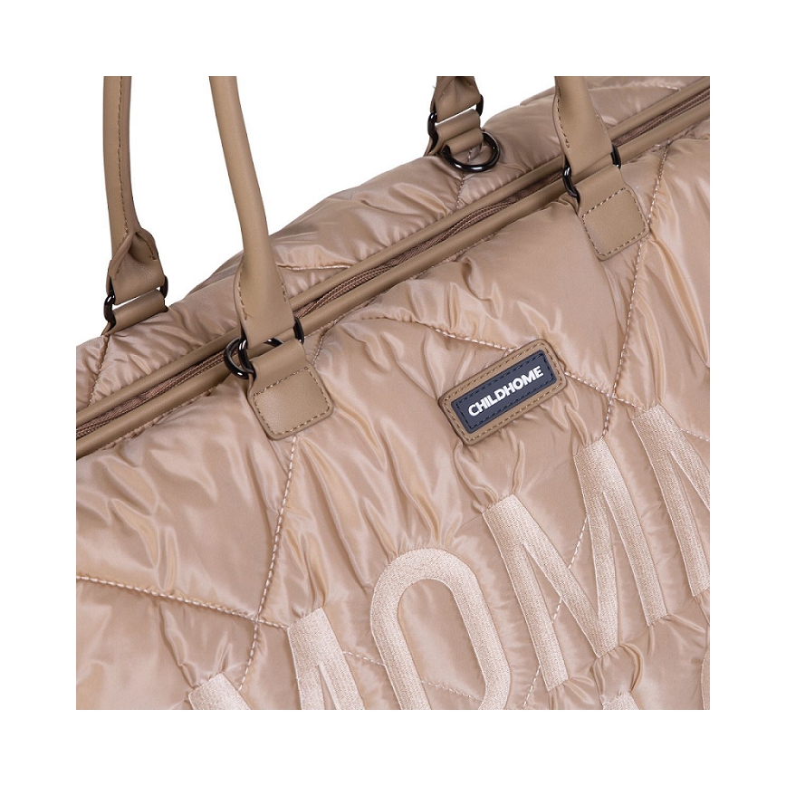 Childhome - Mala de muda da roupa MOMMY BAG PUFFERED bege
