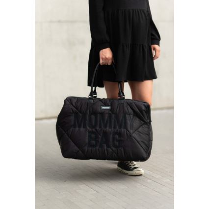 Childhome - Mala de muda da roupa MOMMY BAG PUFFERED preto