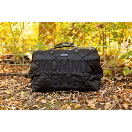 Childhome - Mala de muda da roupa MOMMY BAG PUFFERED preto