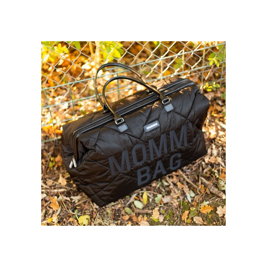 Childhome - Mala de muda da roupa MOMMY BAG PUFFERED preto