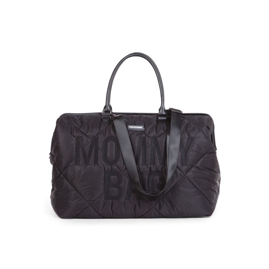 Childhome - Mala de muda da roupa MOMMY BAG PUFFERED preto