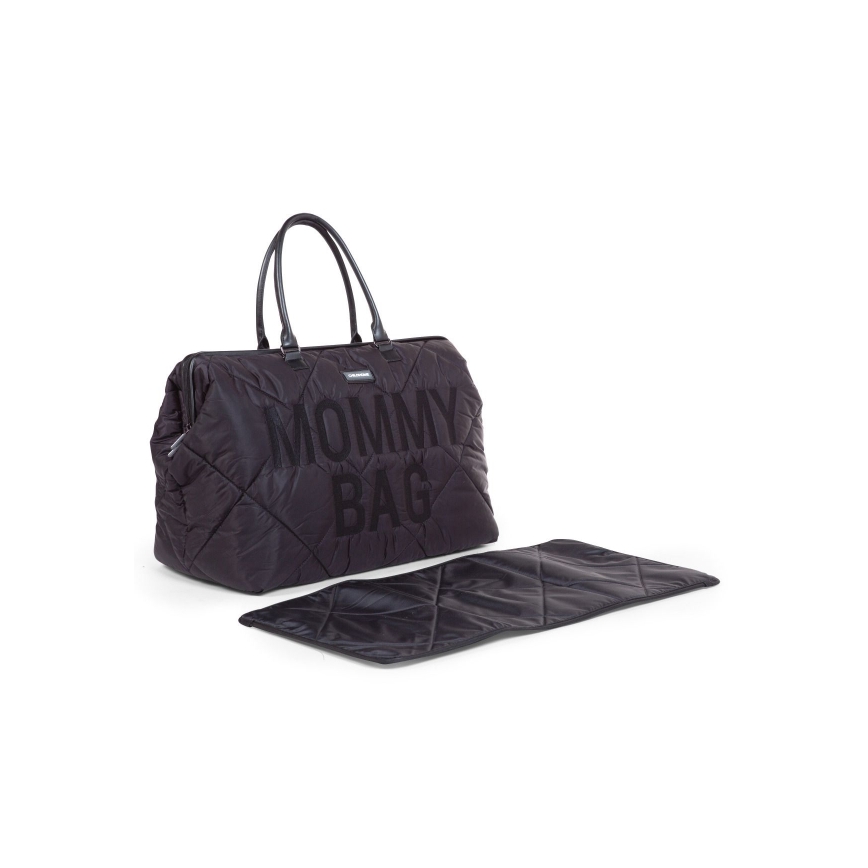 Childhome - Mala de muda da roupa MOMMY BAG PUFFERED preto