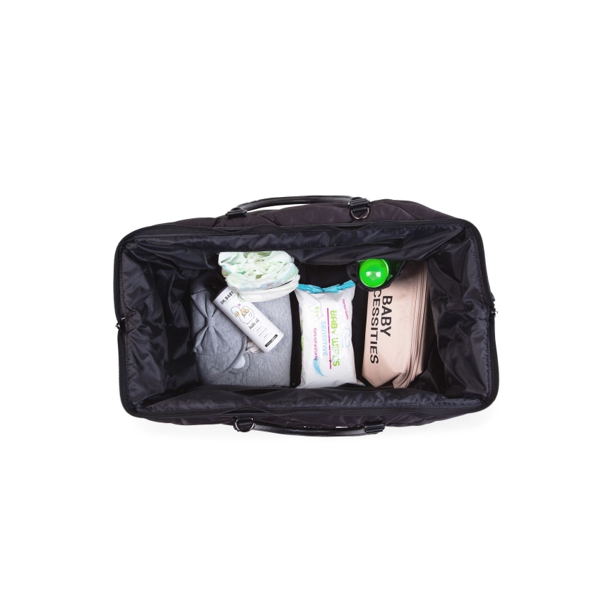 Childhome - Mala de muda da roupa MOMMY BAG PUFFERED preto