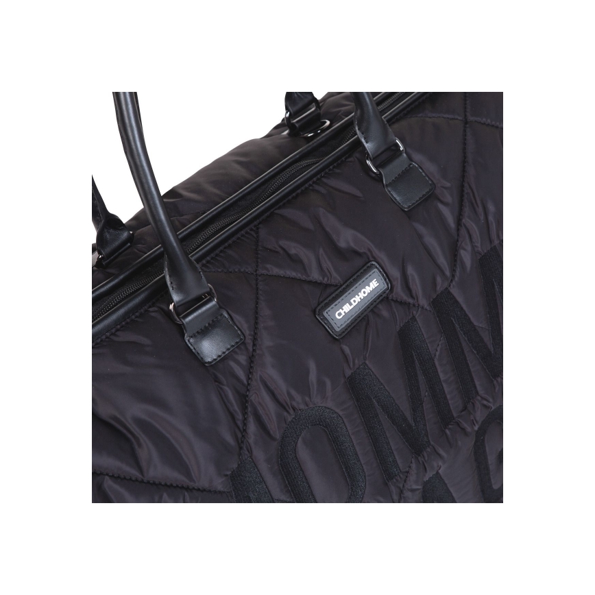 Childhome - Mala de muda da roupa MOMMY BAG PUFFERED preto