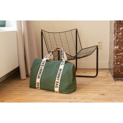 Childhome - Mala de muda da roupa MOMMY BAG verde