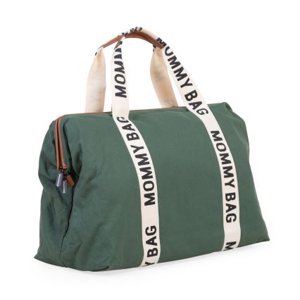 Childhome - Mala de muda da roupa MOMMY BAG verde