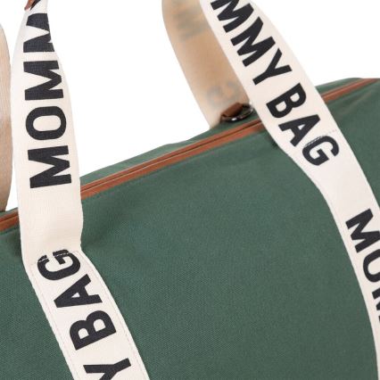 Childhome - Mala de muda da roupa MOMMY BAG verde