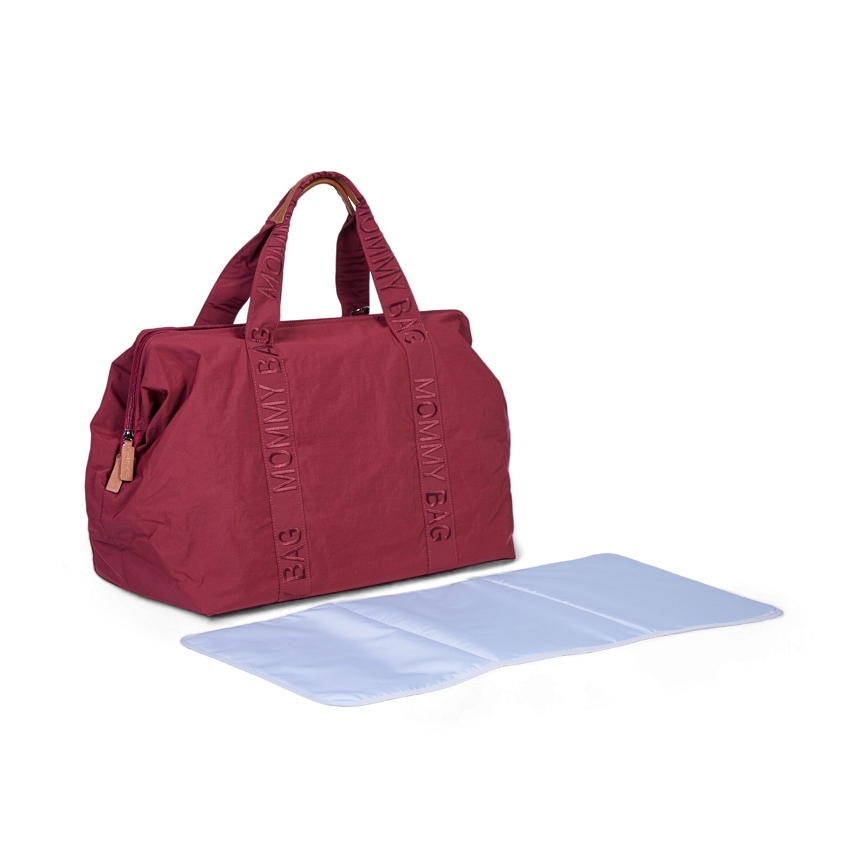 Childhome - Mala de muda da roupa MOMMY BAG vermelho