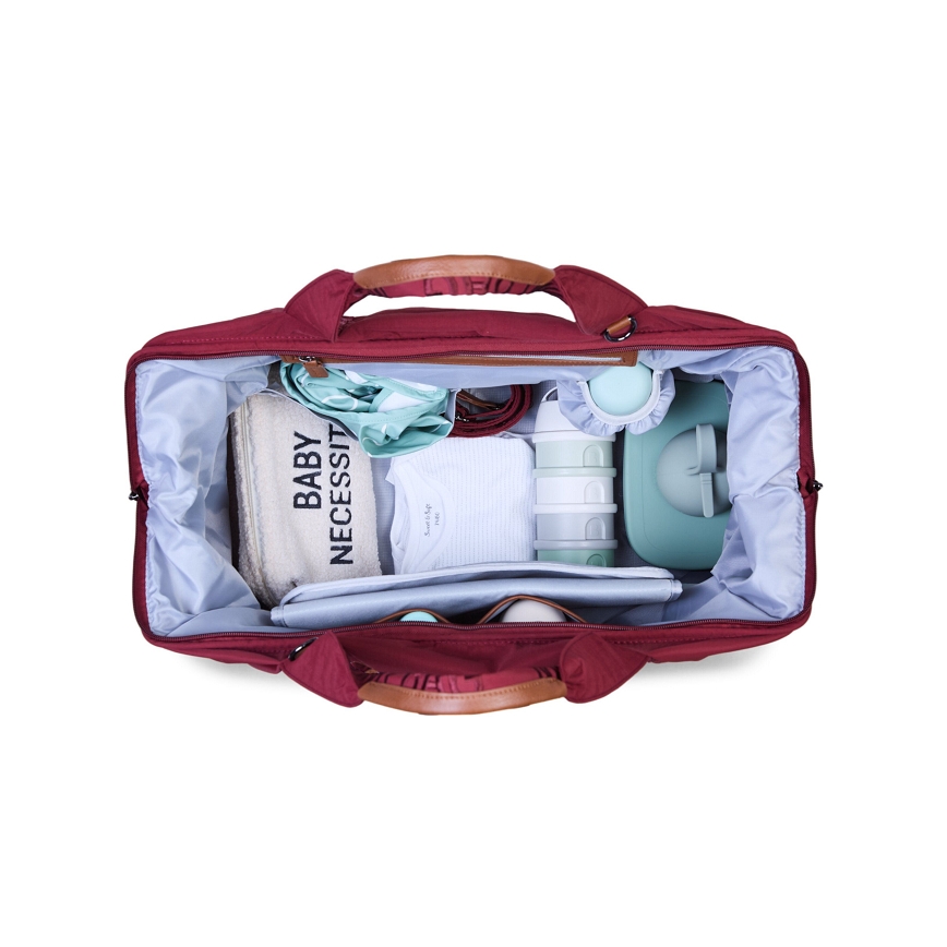 Childhome - Mala de muda da roupa MOMMY BAG vermelho