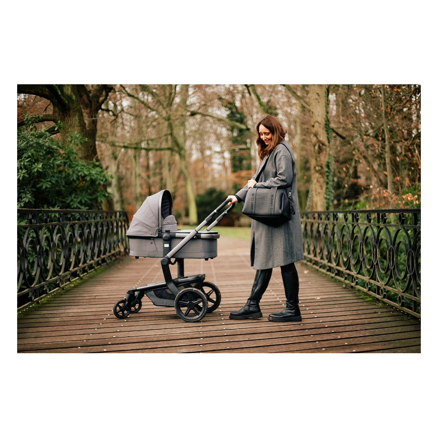 Childhome - Mala de muda da roupa MOMMY CLUB preto