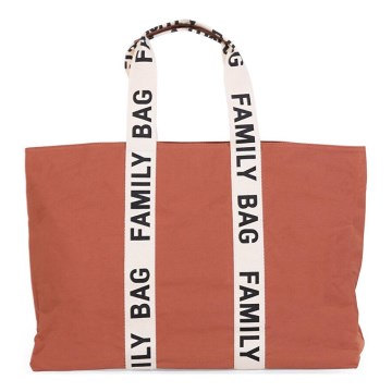 Childhome - Mala de viagem FAMILY BAG CANVAS laranja