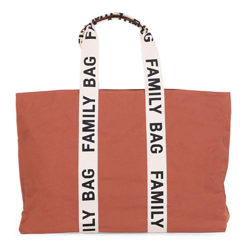 Childhome - Mala de viagem FAMILY BAG CANVAS laranja