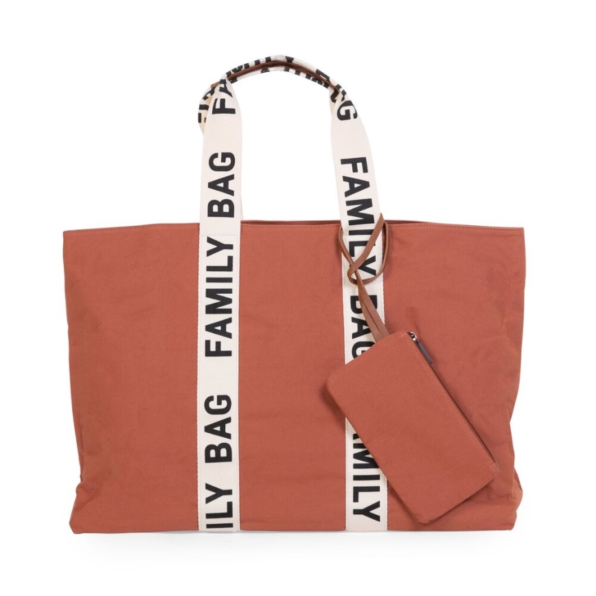 Childhome - Mala de viagem FAMILY BAG CANVAS laranja